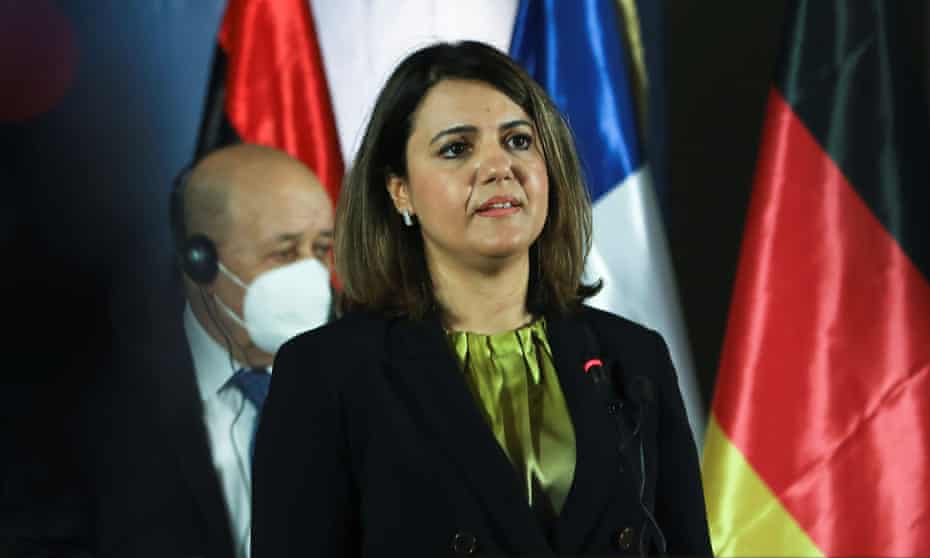 The Libyan foreign minister, Najla el-Mangoush