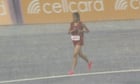 Hitting the squall: Cambodian runner refuses to quit race despite huge storm - video