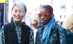 Street style on the opening day of London fashion week