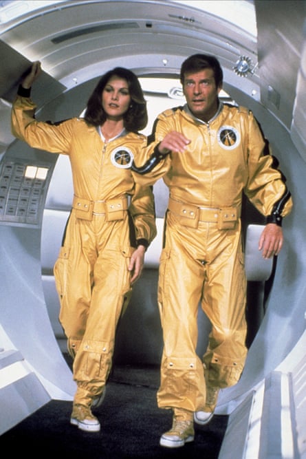 Lois Chiles and Roger Moore in Moonraker