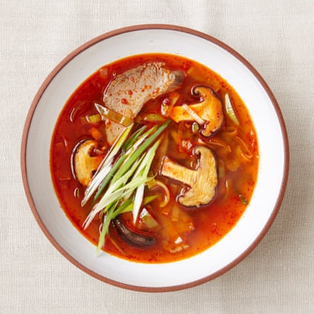 Jordan Bourke and Rejino Pyo’s spicy beef and vegetable stew.