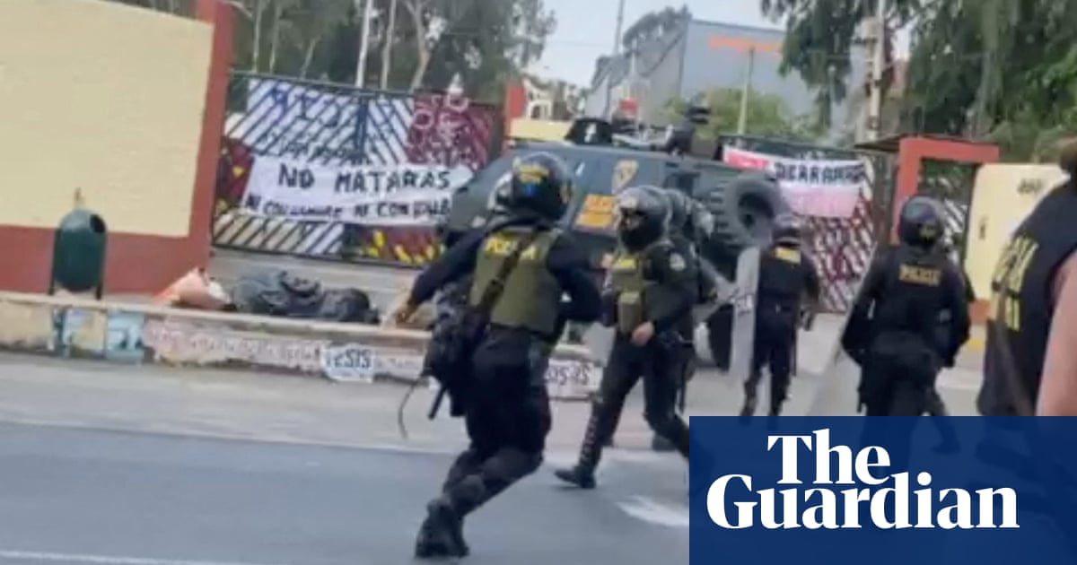 Peru police make violent raid on Lima’s San Marcos University - The Guardian