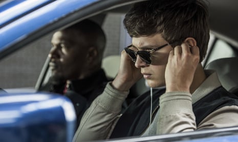 ‘A neo-retro pile-up of sharp poses’: Ansel Elgort and Jamie Foxx in Baby Driver