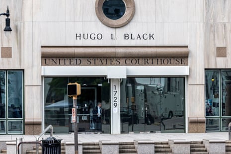 The Hugo L Black US courthouse in Birmingham, Alabama, in 2023