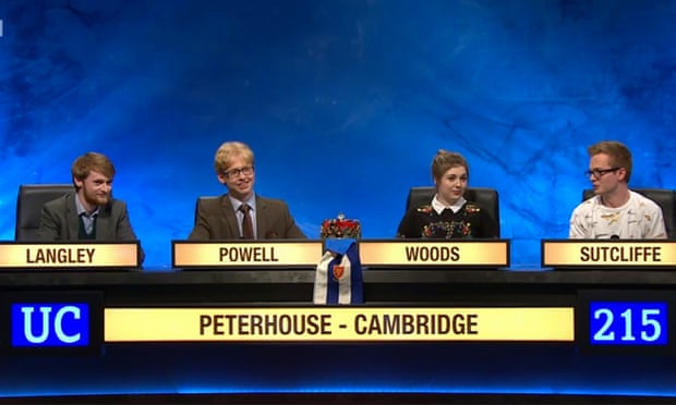 A lightning campaign … Peterhouse, Cambridge in the 2016 final.