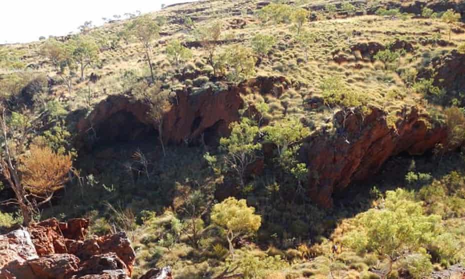 This cave in the Juukan Gorge, dubbed Juukan 2, was destroyed in a mining blast on Sunday. Consent was given through outdated Aboriginal heritage laws drafted in 1972.