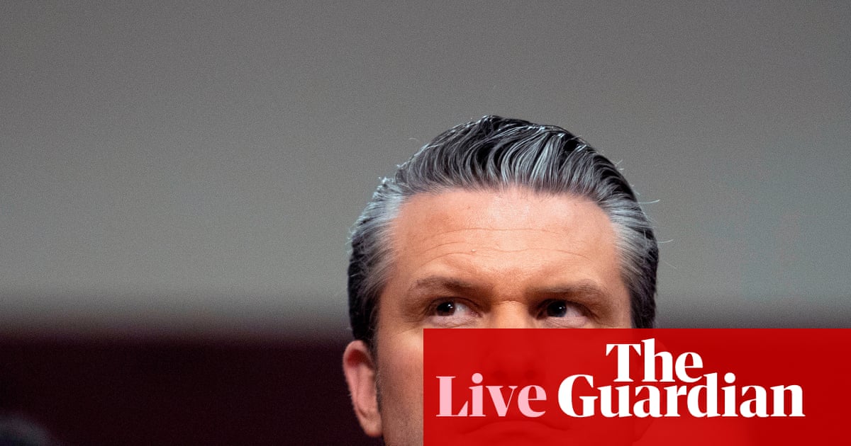 ‘An unauthorized war’: Democratic senators grill Pete Hegseth on US war with Iran – live