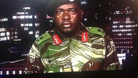 Mugabe is 'safe and sound' Zimbabwe's army says – video 