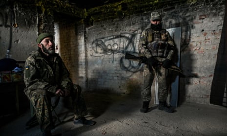 Ukrainian soldiers continue to patrol the area following Russian attacks in Zaporizhzhia, Ukraine.