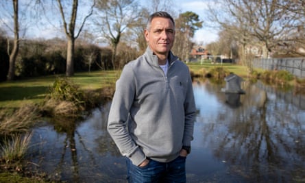 Andre Marriner at home in Worcestershire.