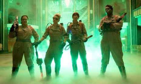 Ghostbusters star Leslie Jones, pictured on the right, was subject to racist and sexist abuse online.
