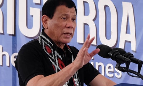 Philippine president Rodrigo Duterte