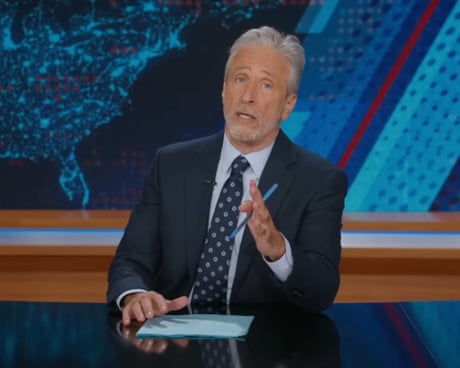Jon Stewart on Trump’s tone-deaf Halloween party: “Even Jeffrey Epstein would have thought was a little over the top.”