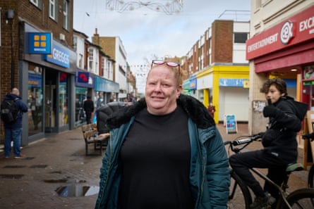 Woman photographed on the high street