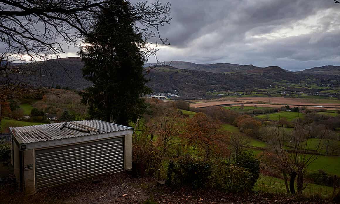 The entrance to the house above Maenan in Conwy, north Wales