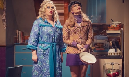Gemma Arterton and Roisin Conaty in Funny Woman.