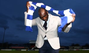 Sol Campbell: ready to try on a new scarf?