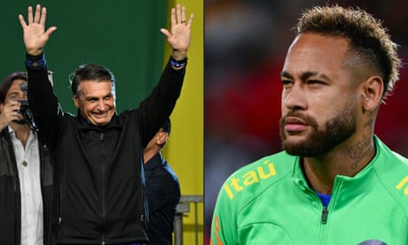 Brazil football star Neymar backs far-right Bolsonaro days before election