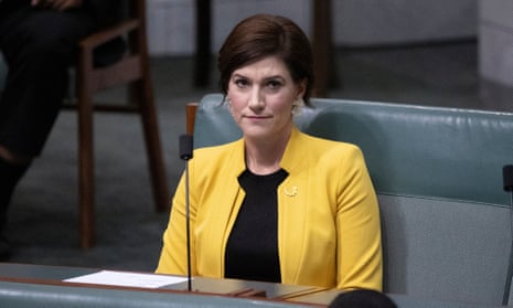 Nicolle Flint during question time in 2021.