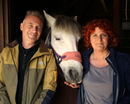 Misunderstood … Chris Packham with Jo, who was diagnosed late.