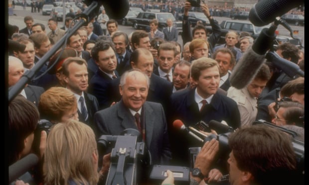 Mikhail Gorbachev during a visit to the DDR.