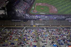 A general view of fans in the stands of Bristol Motor Speedway on Saturday.