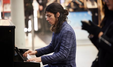 Anastasios Pagonidis at St Pancras station.