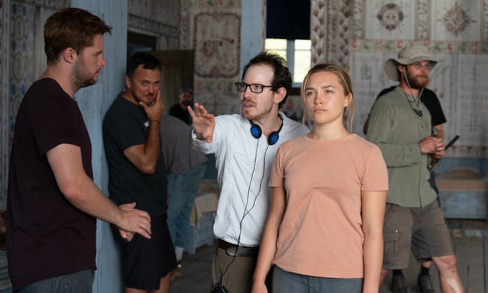 Ari aster on set