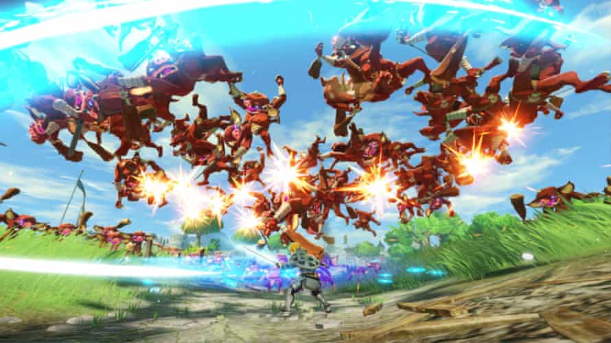 Hyrule Warriors: Age of Calamity Nintendo Switch screenshot.