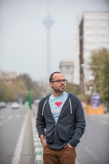 Hossein Derakhshan, an Iranian blogger who was imprisoned for six years for things he had written online.