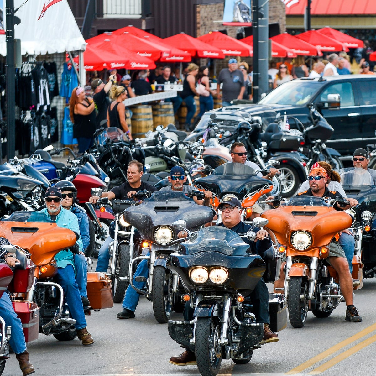 It S Just Madness Bikers Throng South Dakota Town Despite Covid Threat South Dakota The Guardian