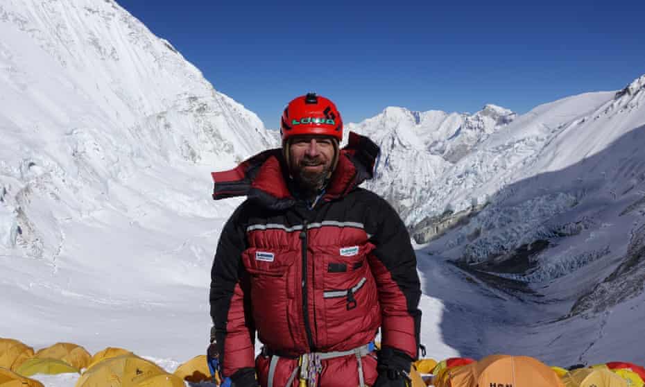 Jim Davidson à 23700 pieds lors de sa deuxième tentative sur le mont Everest