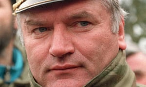 The then commander of the Bosnian Serb army, General Ratko Mladić, in 1994.