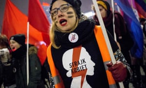 Pro-choice protest warsaw
