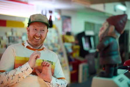 A still from the Stan Original series Gnomes featuring Luke McGregor