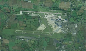 An artist's impression of Dublin airport with a new north runway