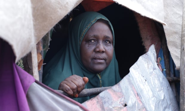 Fadumo Ali Mohamed in one of Mogadishu camps for displaced people.