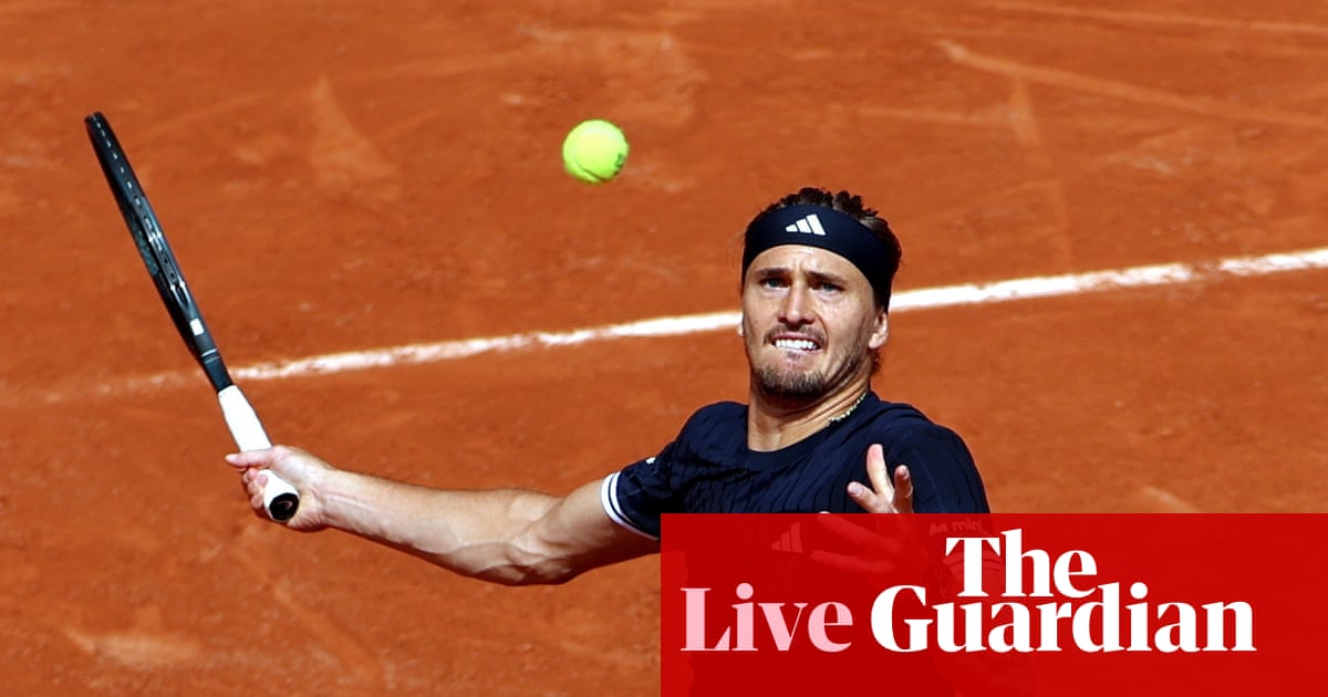 Jakub Mensik v Alexander Zverev: French Open 2026 men’s semi-finals – live