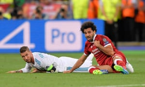 Mohamed Salah and Sergio Ramos.