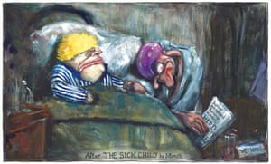 Martin Rowson On Boris Johnson Laid Low By Coronavirus Cartoon Opinion The Guardian