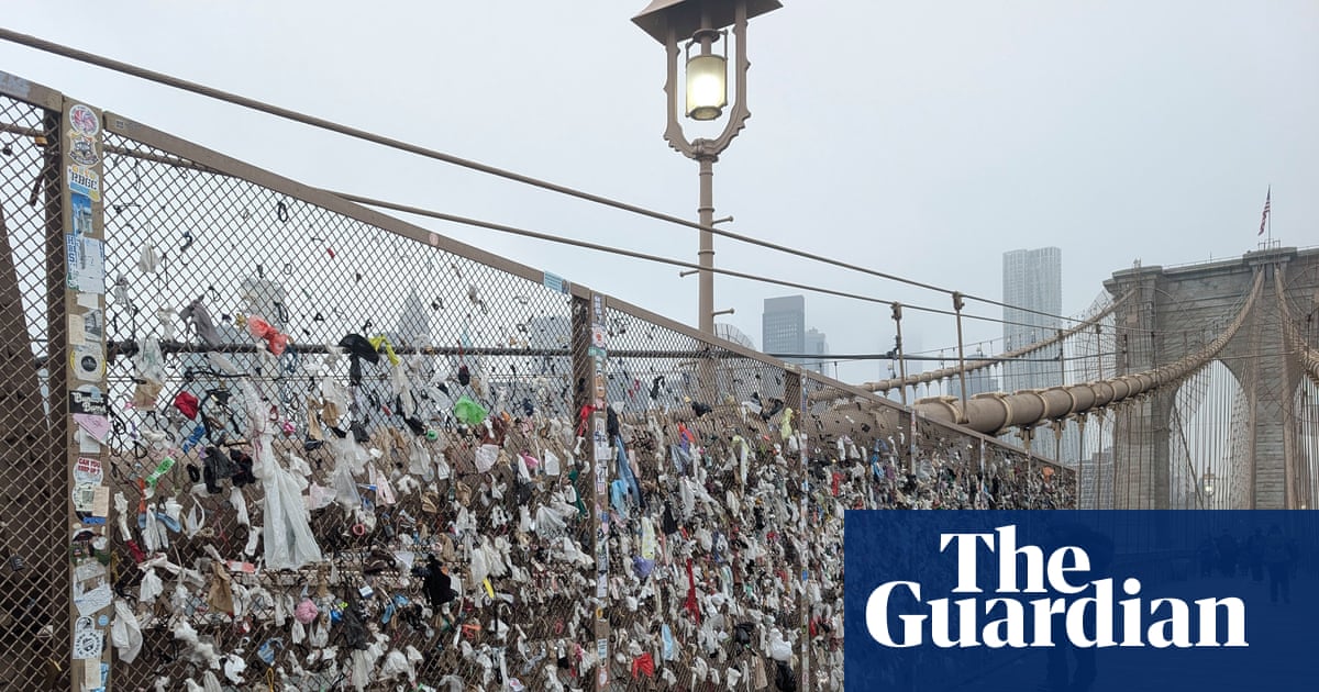 The tech worker cleaning condoms and old socks off the Brooklyn Bridge: ‘People have no shame’