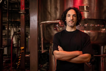 George Peppou, CEO and founder of Vow, at the Vow production plant in Alexandria, Sydney.