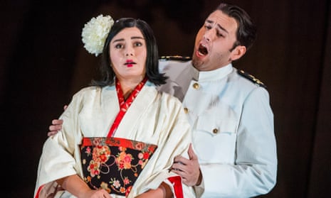 Olga Busuioc as Cio-Cio-San and Joshua Guerrero as Pinkerton in Annilese Miskimmon’s new Madama Butterfly at Glyndebourne.