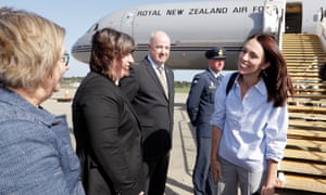New Zealand prime minister Jacinda Ardern (right) arrives in Sydney on Thursday for bilateral meetings with Australian PM Scott Morrison.