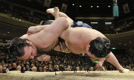 Women are barred from entering sumo rings because it is seen as defiling its purity.