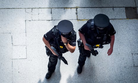 Armed police on London’s streets