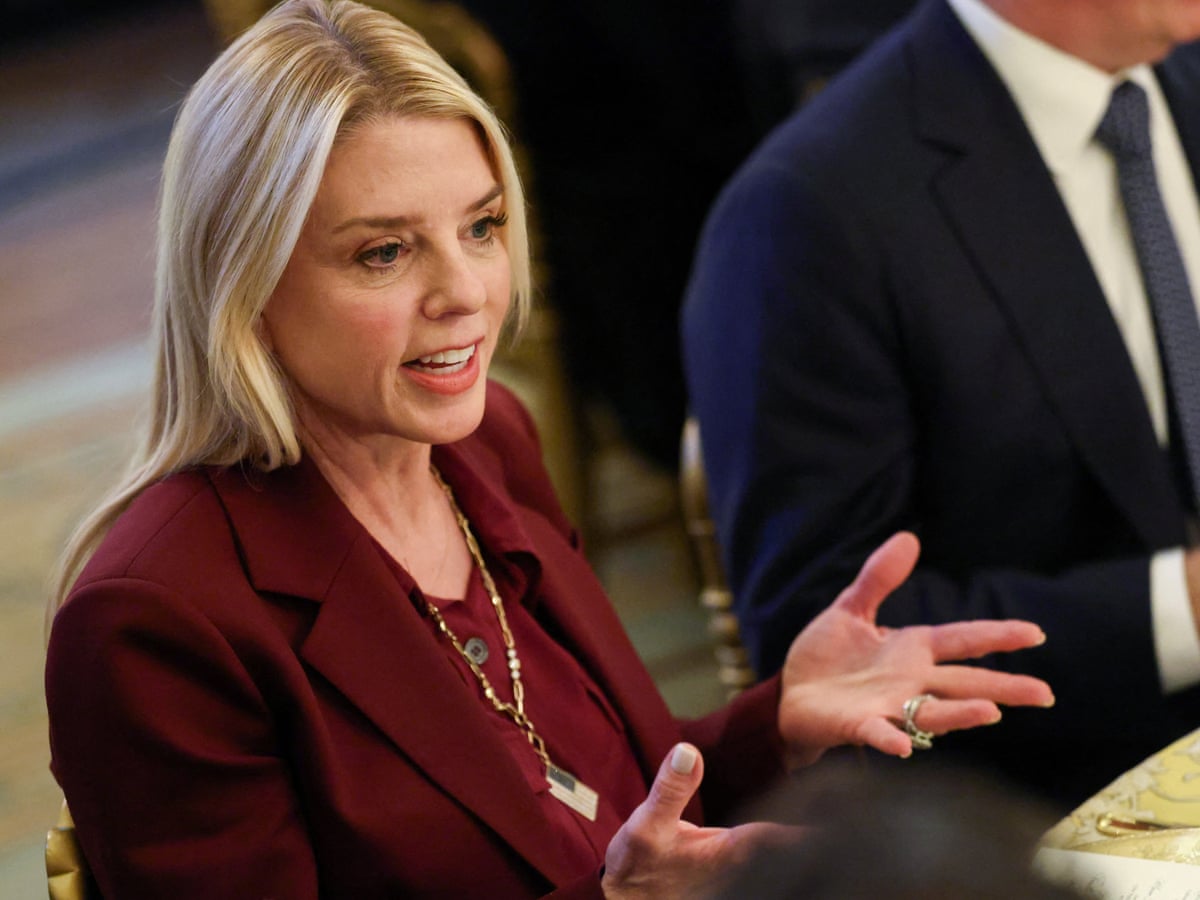 Pam Bondi will not appear at scheduled House hearing on Epstein files, DoJ says | Pam Bondi | The Guardian