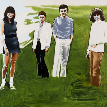20 Jazz Funk Greats, 2024, painted by Wilhelm Sasnal.