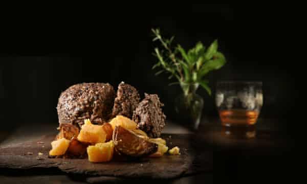 Traditional ... haggis, neeps, tatties and whisky.