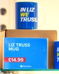 A ‘In Liz we Truss’ mug on sale for £14.99